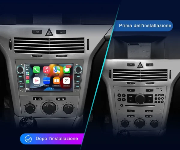 Autoradio CarPlay & Android Auto per Opel