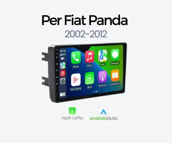 Autoradio Carplay & Android Auto per Fiat Panda 2002-2012