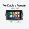 Autoradio per Dacia e Renault - Carplay & Android Auto