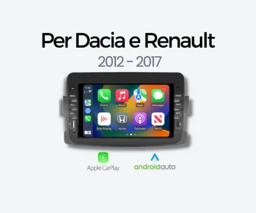Autoradio per Dacia e Renault - Carplay & Android Auto