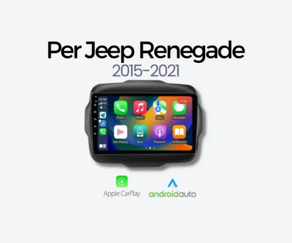 Copia di full line product jeep Autoradio Carplay & Android Auto Per JEEP Renegade 2015 - 2021