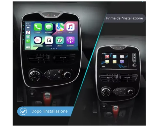 Autoradio per Renault Clio 4 - CarPlay & Android Auto 2012-2015