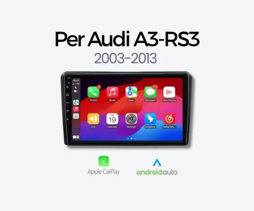 Autoradio CarPlay & Android Auto per Audi A3-RS3 2003-2013 (9 pollici)