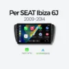Autoradio Carplay & Android Auto per SEAT Ibiza 6J 2009-2014