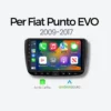 Full line product PerPUNTOEVo Autoradio Carplay & Android Auto per Fiat Punto EVO 2009-2017