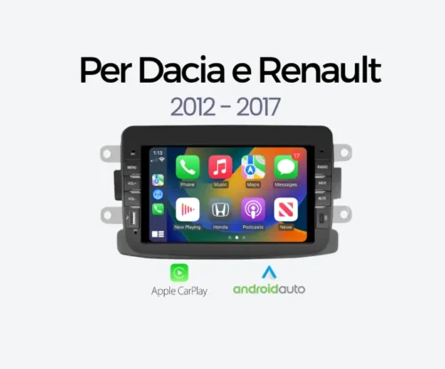 Autoradio per Dacia e Renault - Carplay & Android Auto