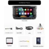 Pacco vv2 Autoradio Android 13 - CarPlay & Android Auto - Volkswagen | Skoda | Seat Versione USB