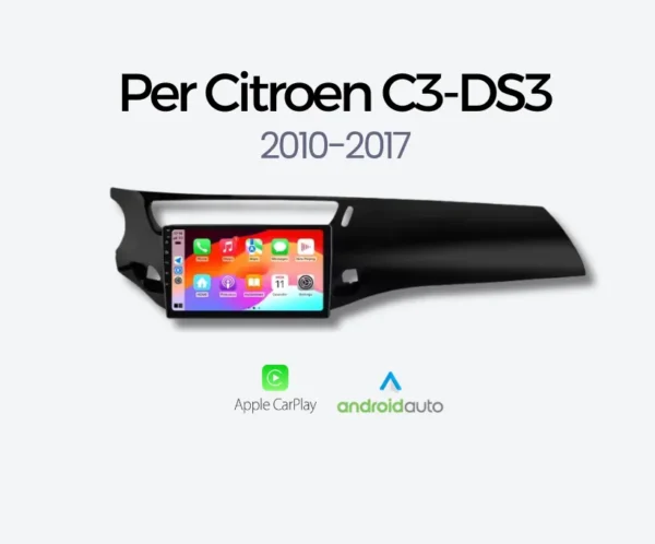 full line product Citroen c3 (1) Autoradio CarPlay & Android Auto Per Citroen C3 e DS3 2010-2017