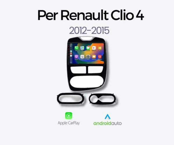 Autoradio per Renault Clio 4 - CarPlay & Android Auto 2012-2015
