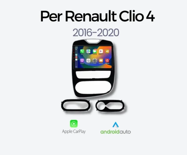 Autoradio per Renault Clio 4 - CarPlay & Android Auto 2016-2020