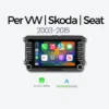 Autoradio Android 13 - CarPlay & Android Auto - Volkswagen | Skoda | Seat