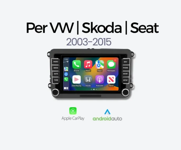 Autoradio Android 13 - CarPlay & Android Auto - Volkswagen | Skoda | Seat