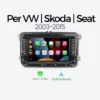 _full line product Per VW Skoda SeatV2 Autoradio Android 13 - CarPlay & Android Auto - Volkswagen | Skoda | Seat Versione USB