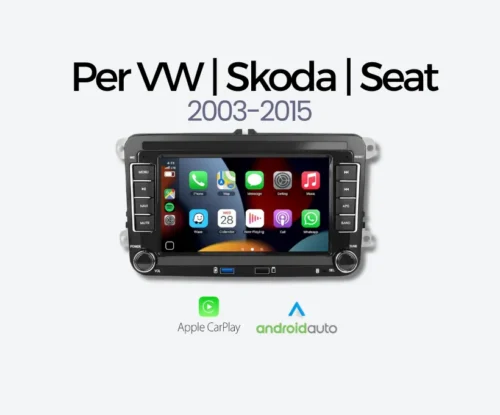 Autoradio Android 13 - CarPlay & Android Auto - Volkswagen | Skoda | Seat Versione USB