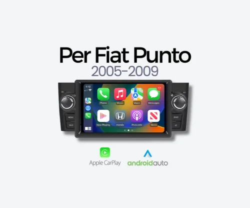 Autoradio CarPlay - Android Auto per FIAT Punto 2005-2009
