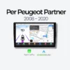 full line product partner Autoradio CarPlay & Android Auto per Peugeot Partner 2008 - 2020